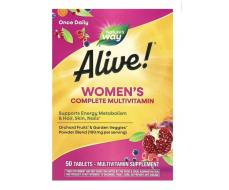 Alive! полный мультивитаминный комплекс для женщин, 50 таблеток