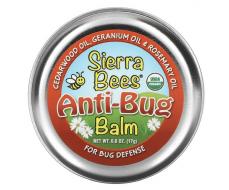 Sierra Bees бальзам против насекомых, масло кедра, герани и розмарина, 17 г (0,6 унции)
