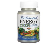 -20% KAL, Enhanced Energy, смесь для улучшения памяти и концентрации, для подростков, 60 вегетарианских таблеток