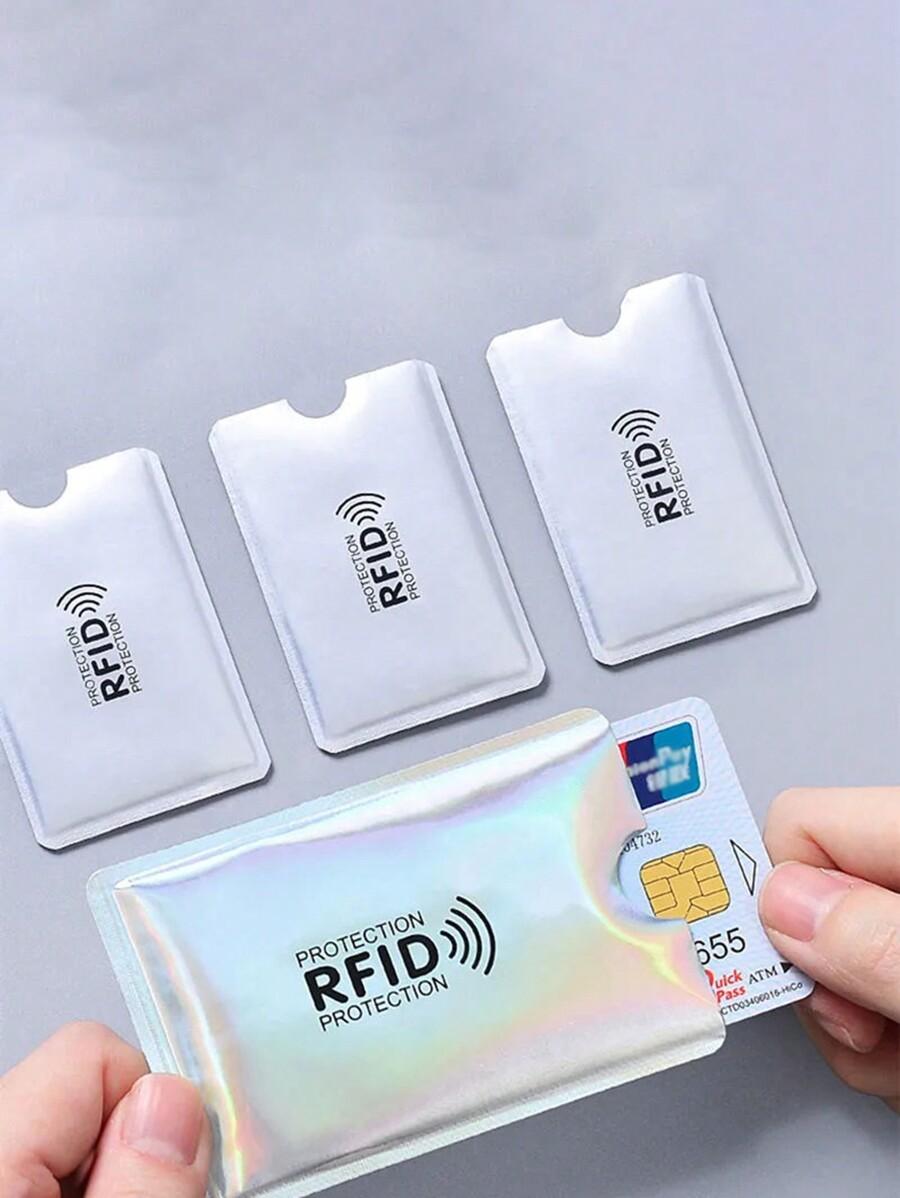 5/ шт. Противоугонный держатель для банковских карт, блокирующий Nfc Rfid, чехол для визитной карточки из алюминиевой фольги АРТИКУЛ: sc2401010762200616