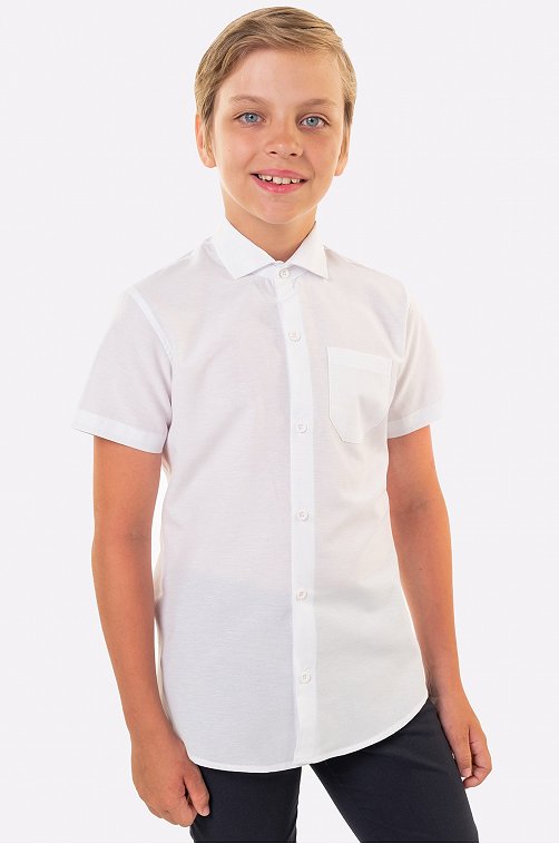 Артикул: HF1002MBL Рубашка с коротким рукавом для мальчика