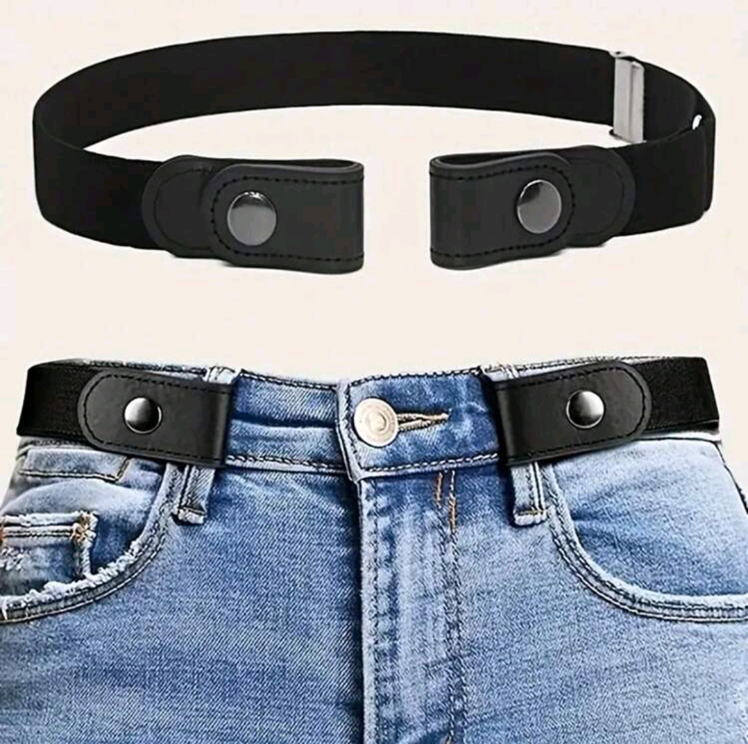 Ремень 1pc No Trace Invisible Elastic Belt Unisex Comfortable Waistband Jeans Pants Decorative Stretch Belt