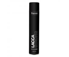 Лак аэрозольный для волос сильной фиксации Kapous Lacca Strong  500 мл
