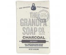 The Grandpa Soap Co., Брусковое мыло для лица и тела, детокс, древесный уголь, 38 г (1,35 унции)