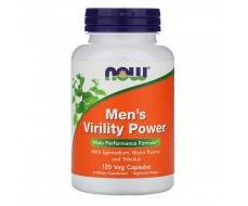 NOW Foods, Men's Virility Power, 120 растительных капсул