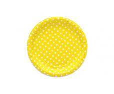 Тарелка бумажная Yellow Pin Up (17 см.. 6 шт.).еврослот. ПФ 1 ЕВ-5316