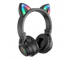 Bluetooth-наушники полноразмерные Borofone BO18 cat ear (black)