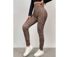 SHEIN Relaxiva Women's Leopard Print Leggings SKU: sz2407234410800098