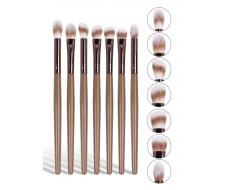 7pcs Professional Eye Makeup Brushes Set,Eye Shadow Brush,Blending Brush,Makeup Tools With Soft Fiber For Easy Carrying,Brush For Travel