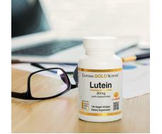 California Gold Nutrition лютеин с зеаксантином, 20 мг, 60 растительных капсул