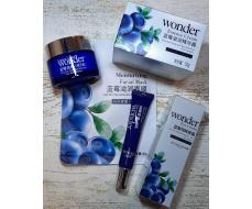 ПРИСТРОЙ       НАБОР  "ЧЕРНИКА": КРЕМ ДЛЯ ЛИЦА ЧЕРНИКА WONDER ESSENCE CREAM BIOAQUA+КРЕМ ДЛЯ ВЕК ЧЕРНИКА BIOAQUA,20 ГР+ МАСКА ДЛЯ ЛИЦА С ЭКСТРАКТОМ ЧЕРНИКИ BIOAQUA