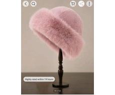 Women's Luxurious Faux Fur Hat, LargeSize With Thick Faux Fox Fur Trim, WarmEar Protection, Versatile WinterAccessor Fleaant Gift For Festivals