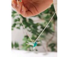 1pc Women's Gift Necklace With Bird Pendant, Elegant And Fashionable, Suitable For Parties, Holidays And As A Gift