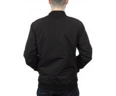 EM25056-2 BLACK Куртка-бомбер мужская демисезонная (100 гр. синтепон)