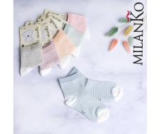 3-4 года MILANKO Детские носки (полоска) MilanKo IN-166