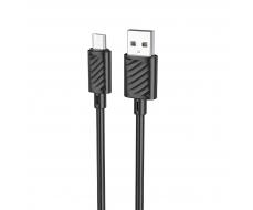 Кабель USB - micro USB Hoco X88 100см 2,4A (black)