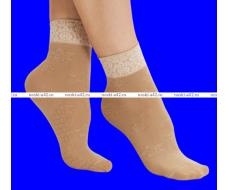 Лариса носки капрон женские уплотненные с рисунком арт. 1070