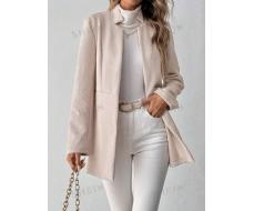 SHEIN LUNE Women's Casual Long Knitted Cardigan SKU: sz2407057343442118