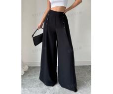 SHEIN Privé Women Fall Wrinkle-Resistant High Waist Wide Leg Pants SKU: sz2405273615251646