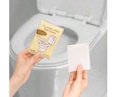 20 шт накладки на унитаз Single Layer Water Soluble Disposable Toilet Seat Pad, Neutral Packaging 10pcs/Pack Toilet Seat Paper