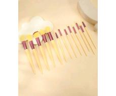 ROMWE Yellow Makeup Brush Set