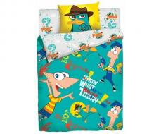 Постельное белье Phineas and Ferb (Финес и Ферб) 1,5 сп Marwel