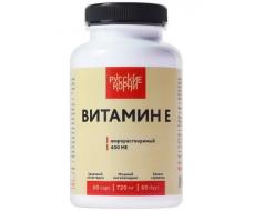 Витамин Е, 60 капсул по 400 МЕ. Антиоксидант, регуляция холестерина