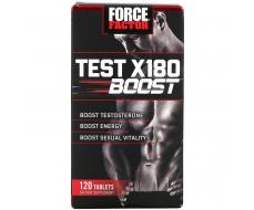 Force Factor, Test X180 Boost, бустер тестостерона для мужчин, 120 таблеток