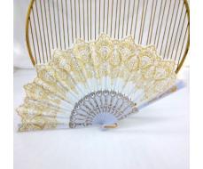 1pc Elegant Ladies' Ancient-Style Dance Folding Hand Fan,Perfect For Music Festival,Party,Model Show And Runway,Costume Decor Props. SKU: sc2404185690877212