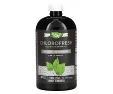 Натурес Вэй Chlorofresh, жидкий хлорофилл, 132 мг, 473,2 мл (16 жидк. Унций)