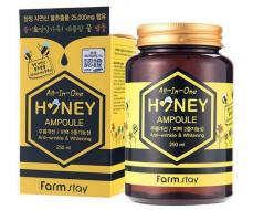 Распродажа!!!! СРОК ДО 06.2024!!!Многофункциональная ампульная сыворотка с медом FarmStay All-In-One Honey Ampoule