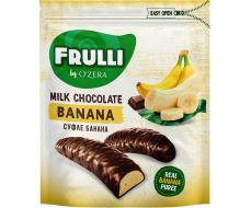 Конфеты фасованные O`Zera Frulli суфле банана в шоколаде 125гр