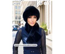 Комплект 1pc European & American Style Versatile Warm Casual Mongolian, Bucket, & Newsboy Cap Set With Matching Fluffy Scarf Halloween