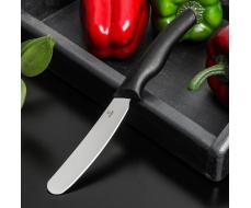 Нож Доляна «Грайм» для масла, лезвие 7,5 см, цвет чёрный