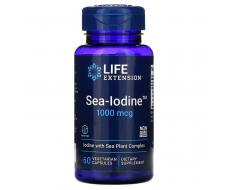 Life Extension, Sea-Iodine, 1000 мкг, 60 вегетарианских капсул