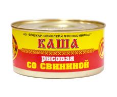 Каша рисовая со свининой №8, 325 г