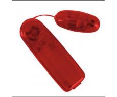 Красное виброяичко с пультом Bullet in Red