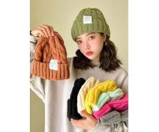 1 шт Multi-Color Knit Beanie Hats For Women, Casual & Elegant, Vintage Bohemian Style, Warm & Windproof, Acrylic Fiber, Suitable For Autumn & Winter SKU: sc2407194259751951