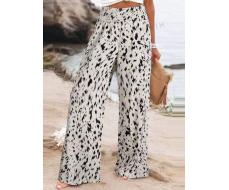 SHEIN Frenchy Casual Printed High Waist Loose Long Pants SKU: sz2406197278260101