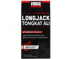 Force Factor, Longjack Tongkat Ali, эврикома длиннолистная, 500 мг, 30 капсул
