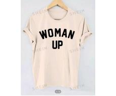 Women Summer Casual Letter Print T-Shirt