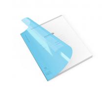 Тетрадь 18 листов в клетку, ErichKrause "Классика CoverPrо Vivid", обложка пластиковая, блок офсет 100% белизна, синяя