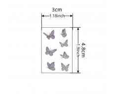 ПРИСТРОЙ!!!   Тату переводное  1pc Butterfly Temporary Tattoo Sticker For Women, Waterproof & Durable, Small Design For Arm