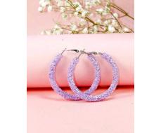 ПРИСТРОЙ!!!   Серьги 1pair Party & Daily Wear Fashionable Colorful Shiny Round Circle Statement Earrings For Women