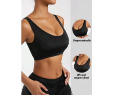 SHEIN SHAPE Solid Wireless Shapewear Top