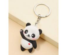 Cute 1pc Heart Shaped Panda Keychain SKU: sc2303294994081152