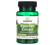 Swanson, Экстракт баклажанов, 450 мг, 30 вегетарианских капсул