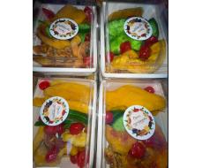 микс ассорти натуральных цукатов (памелла, папайя, манго, маракуйя, вишня)  350 гр