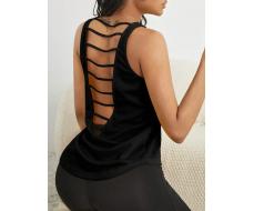 SHEIN Yoga Sxy Спортивная майка с разрезом с открытой спиной SKU: st2307046116199699