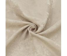 Маломеры портьерная ткань 150 см Мрамор 23 цвет кремовый 1 м